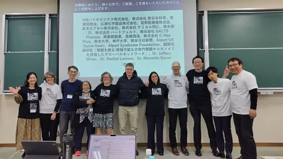 イギリス患者団体AlportUK代表の方々と本会医療顧問の先生方